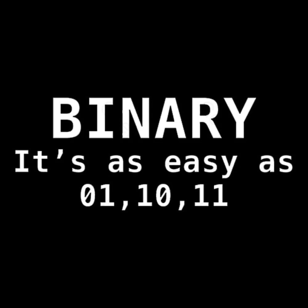 Binary It’s As Easy 01 10 11 Nerd T-Shirt