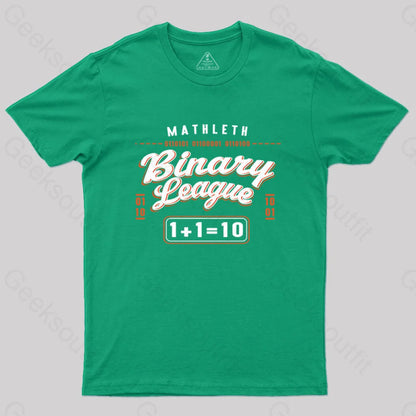 Binary League T-Shirt Green / S Yc