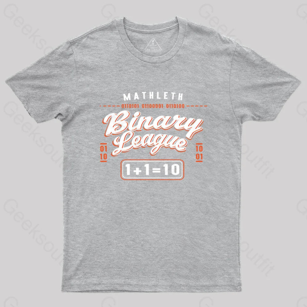 Binary League T-Shirt Grey / S Yc