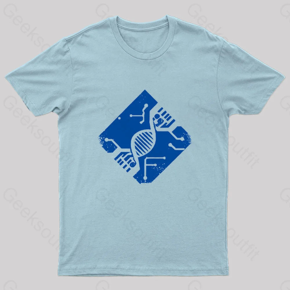 Biochip Nerd T-Shirt Light Blue / S