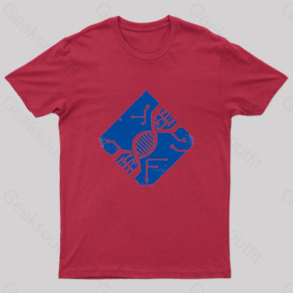 Biochip Nerd T-Shirt Red / S