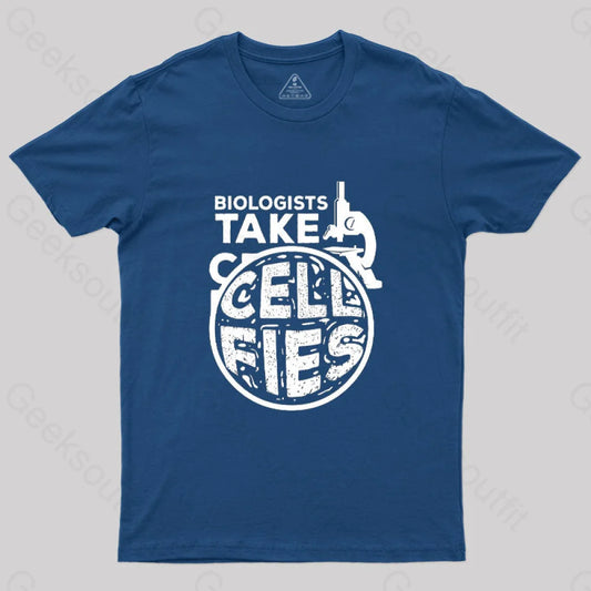 Biologists Take Cell Fies T-Shirt Black / S