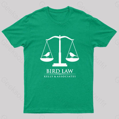 Bird Law Nerd T-Shirt Green / S