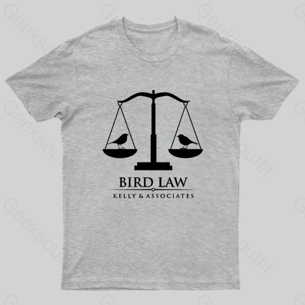 Bird Law Nerd T-Shirt Grey / S