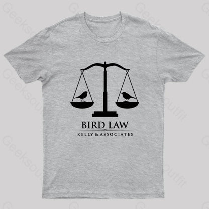 Bird Law Nerd T-Shirt Grey / S