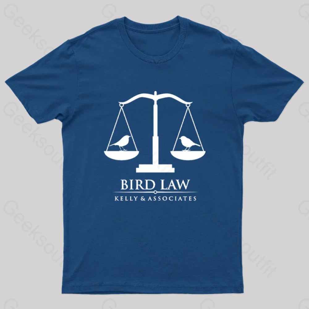 Bird Law Nerd T-Shirt Navy / S