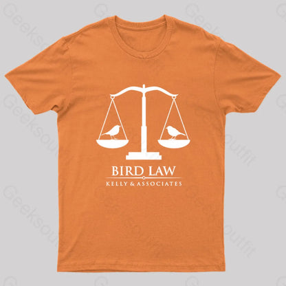 Bird Law Nerd T-Shirt Orange / S