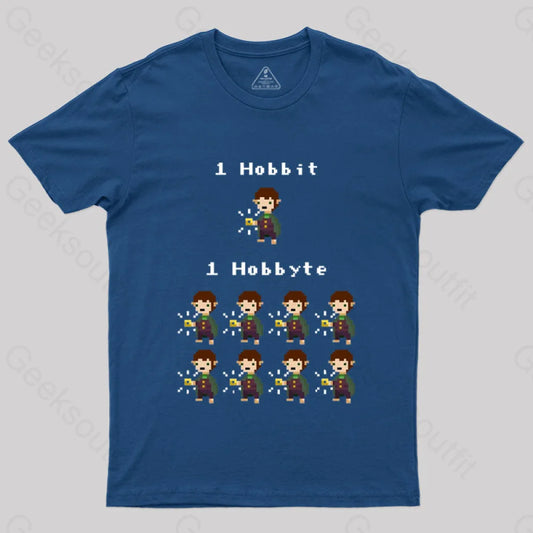 Bit Byte Geek T-Shirt Navy / S