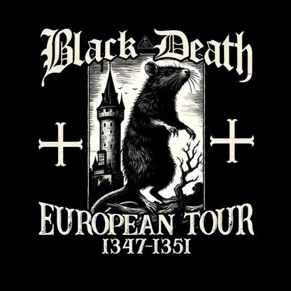 Black Death European Tour T-Shirt