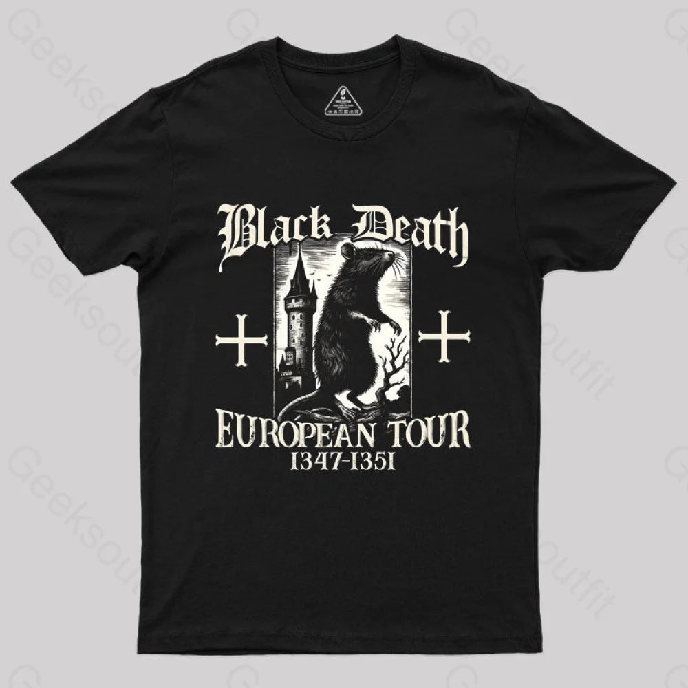 Black Death European Tour T-Shirt / S