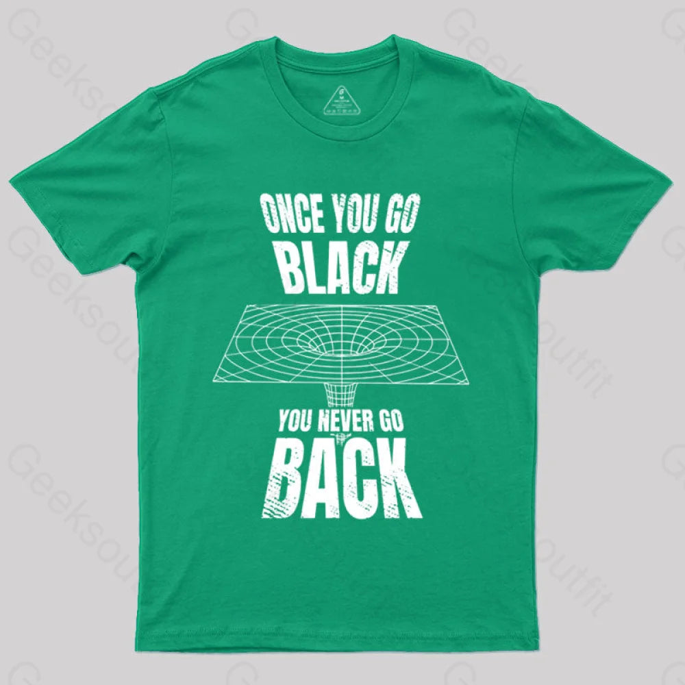 Black Hole Astrophysics Universe Science T-Shirt Green / S