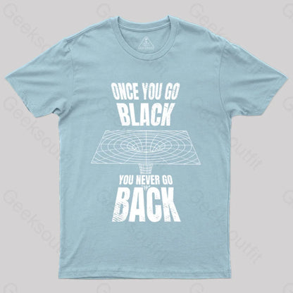 Black Hole Astrophysics Universe Science T-Shirt Light Blue / S