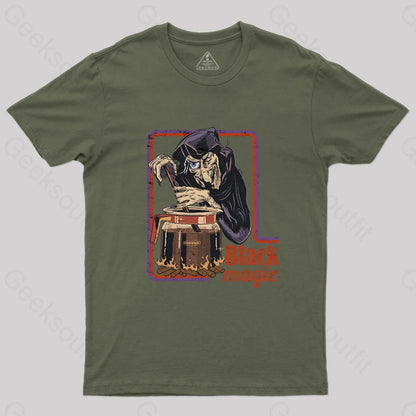 Black Magic T-Shirt Army Green / S