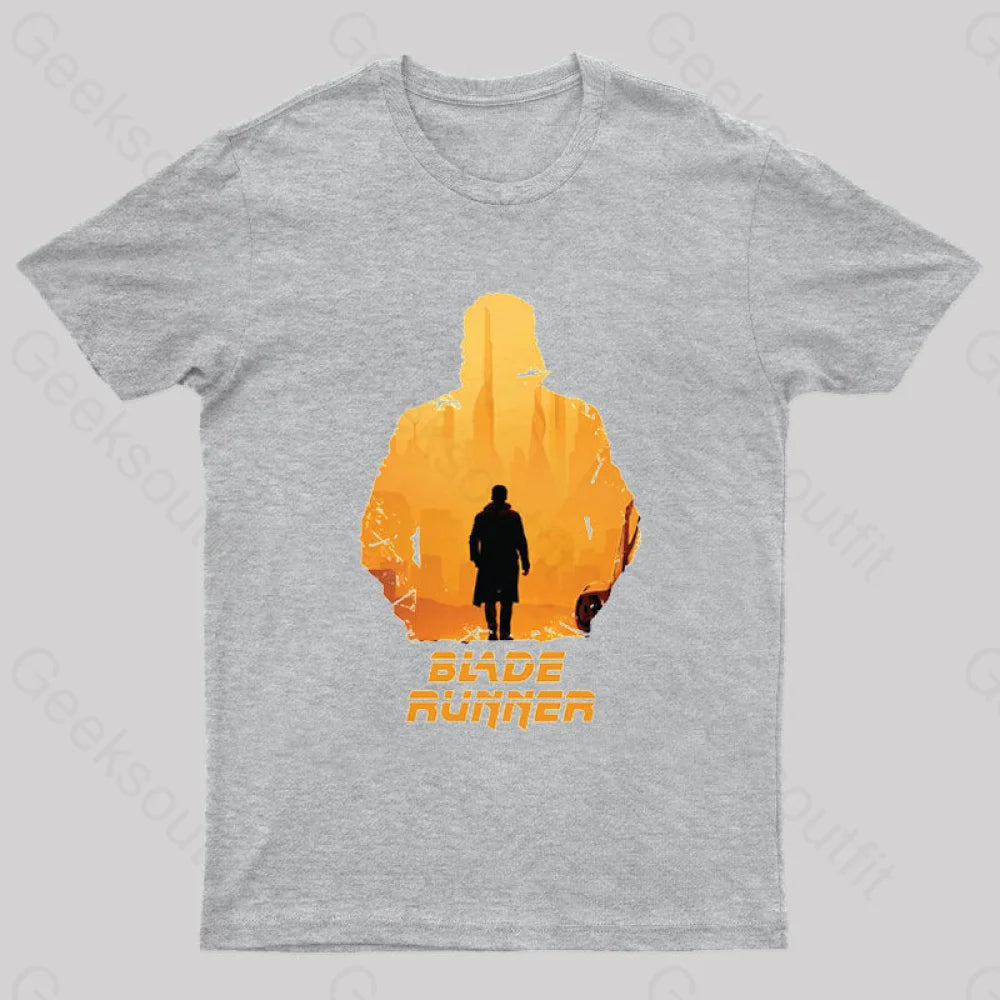 Blade Runner Nerd T-Shirt Grey / S