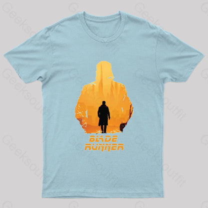 Blade Runner Nerd T-Shirt Light Blue / S