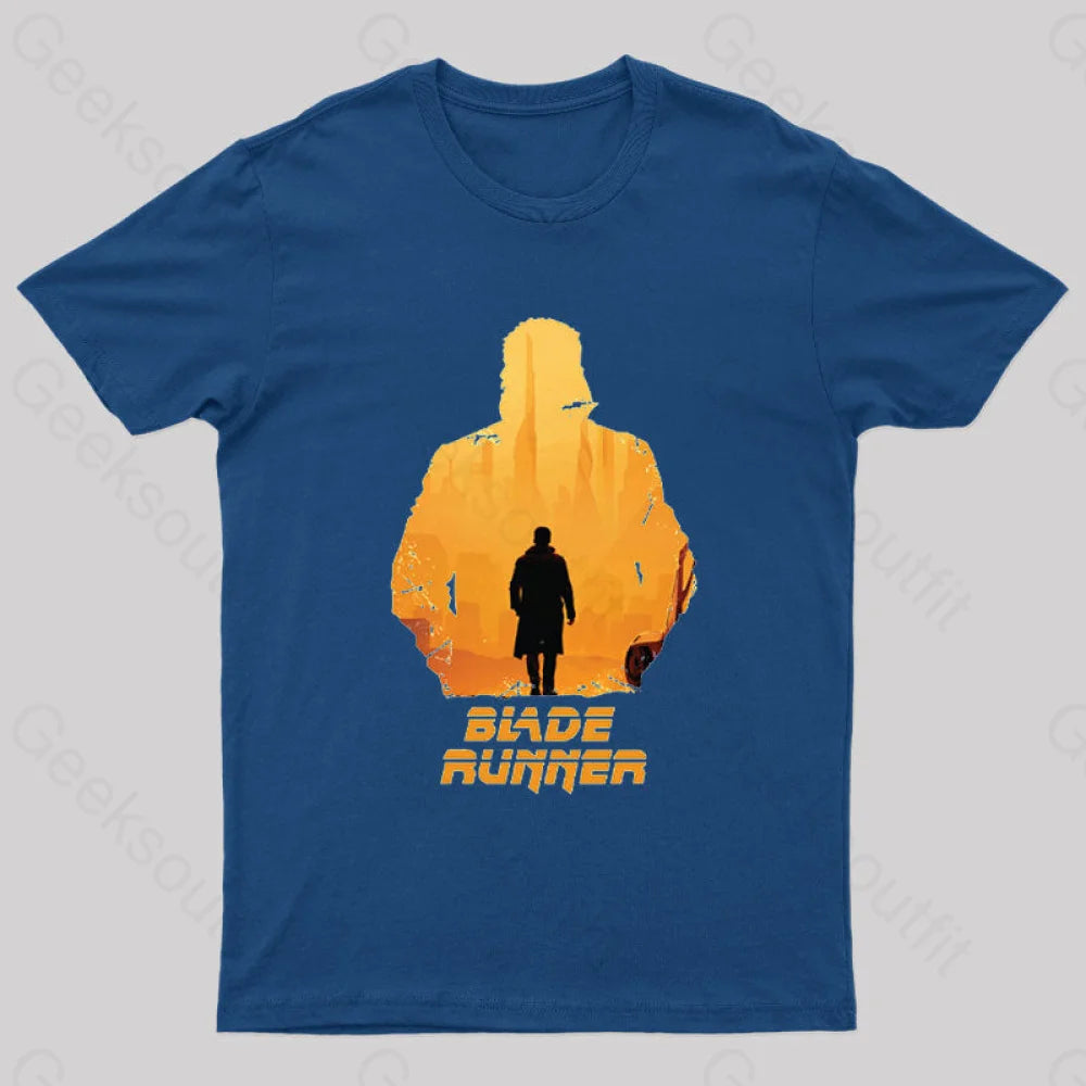 Blade Runner Nerd T-Shirt Navy / S