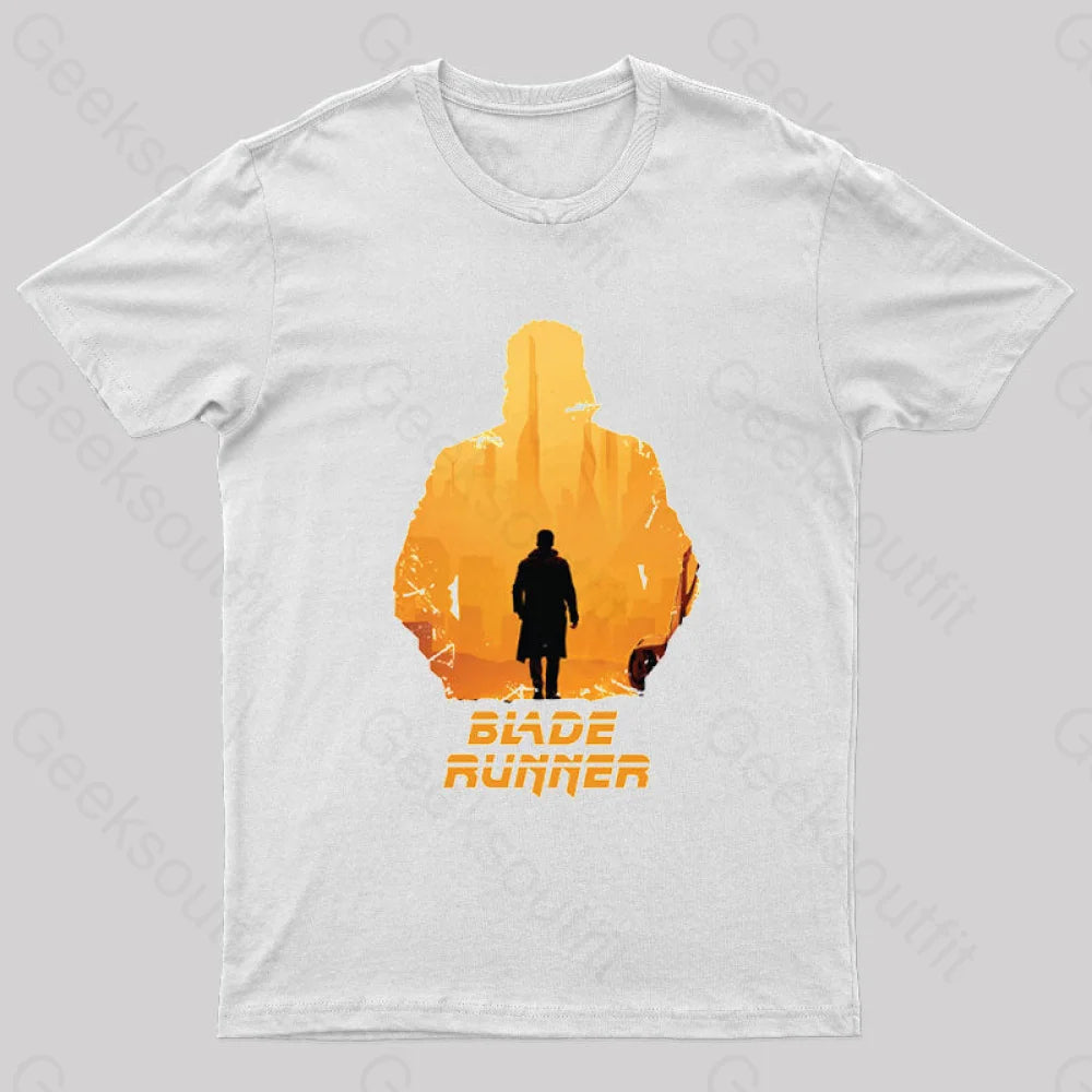 Blade Runner Nerd T-Shirt White / S