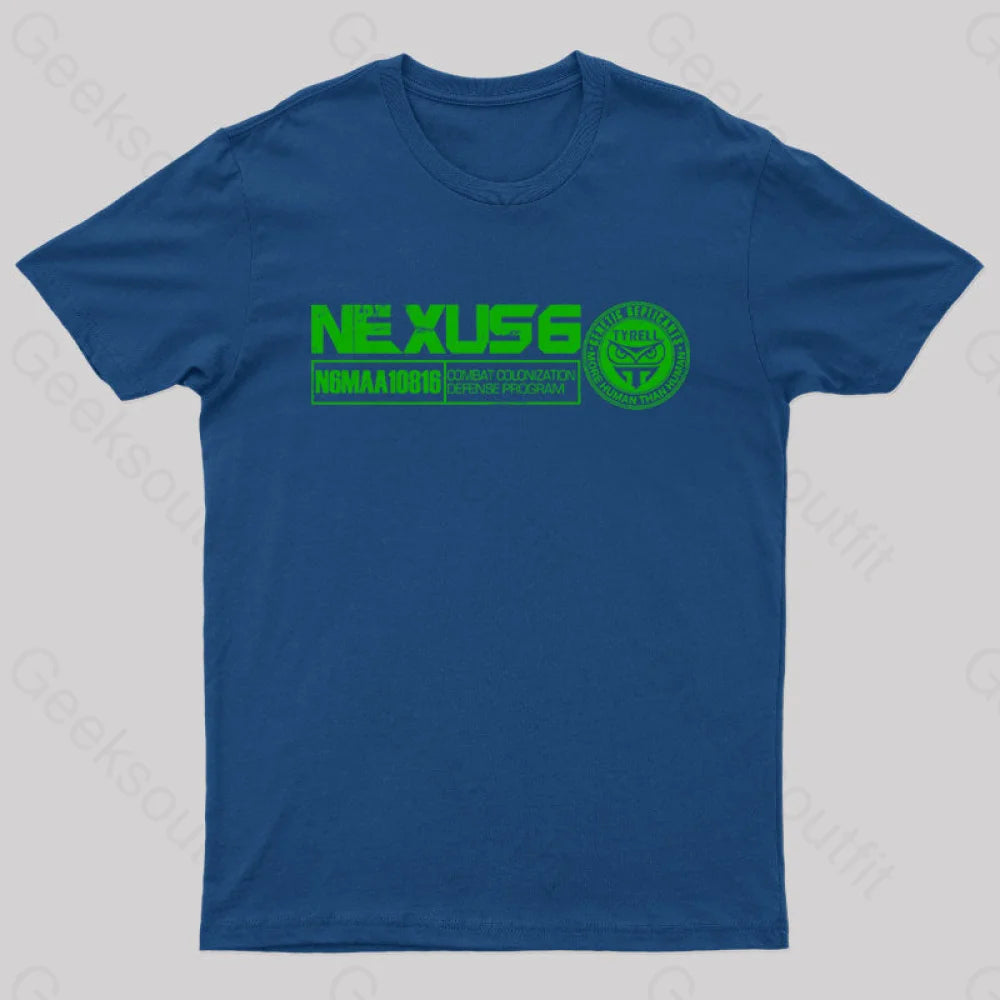 Blade Runner Nexus Geek T-Shirt Navy / S