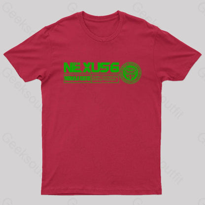 Blade Runner Nexus Geek T-Shirt Red / S