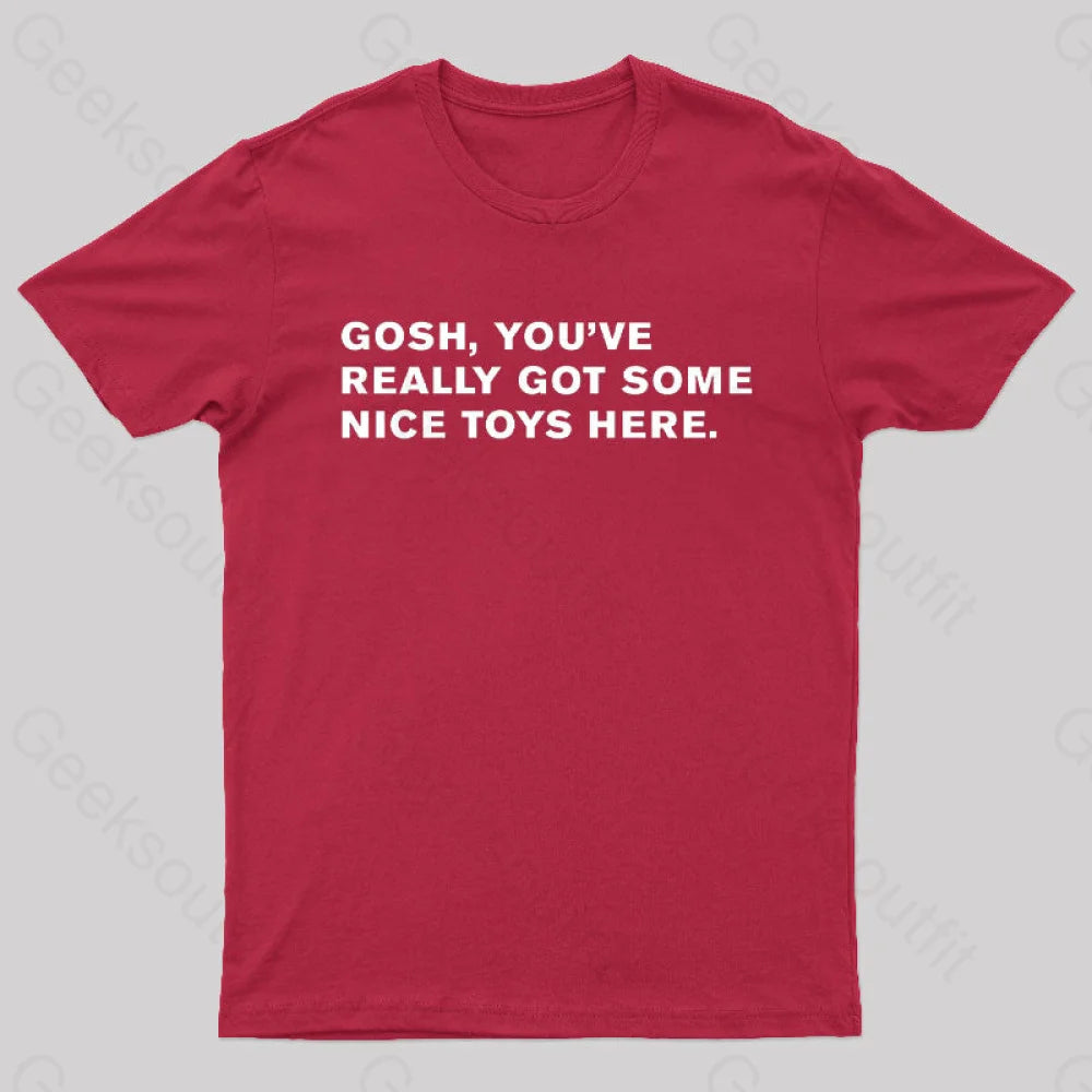 Blade Runner Quote Nerd T-Shirt Red / S