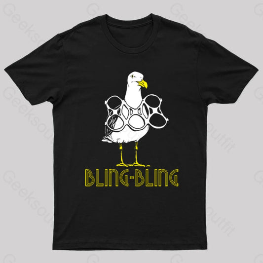 Blingbling Nerd T-Shirt Black / S