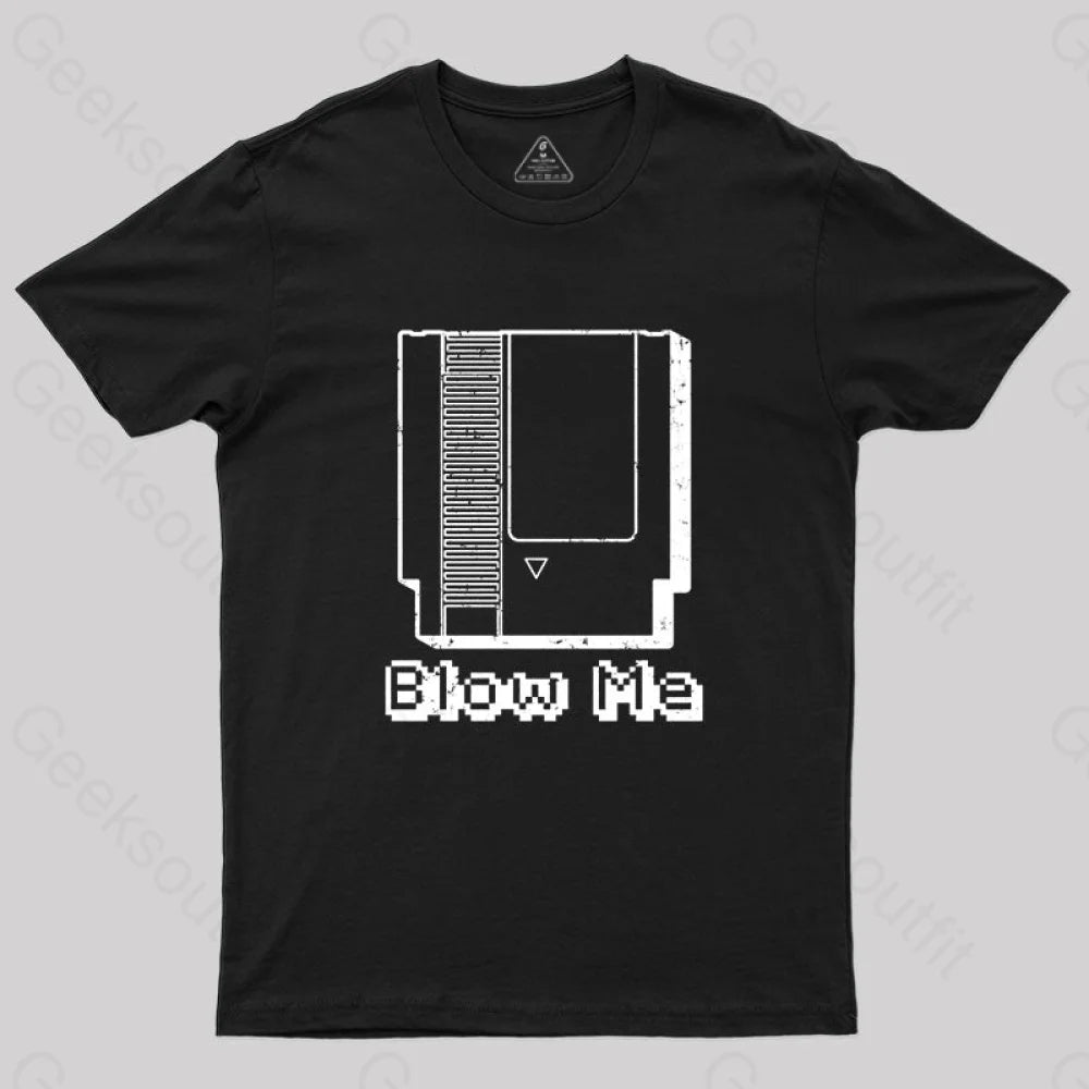 Blow Me Nes T-Shirt Black / S