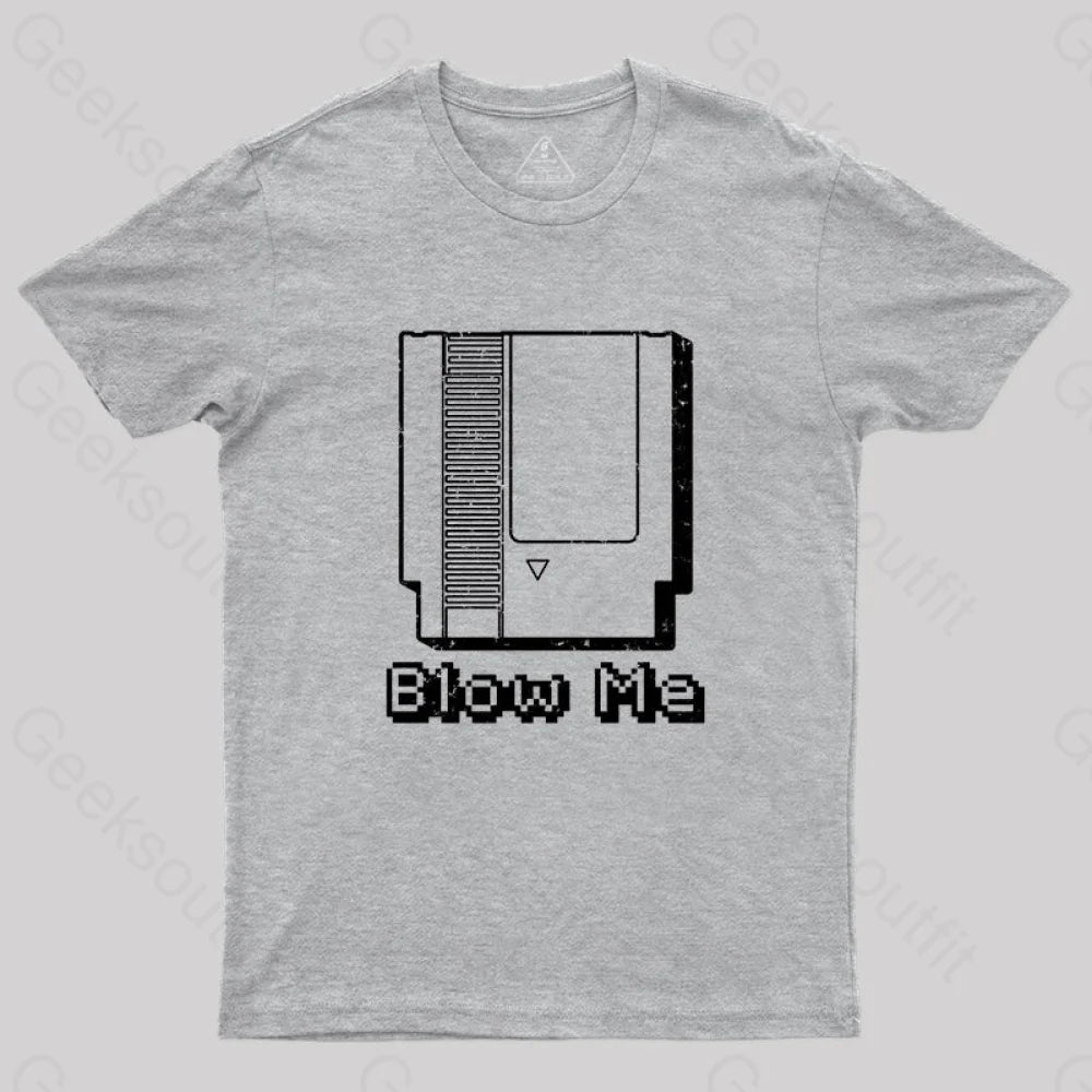 Blow Me Nes T-Shirt Grey / S