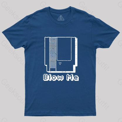 Blow Me Nes T-Shirt Navy / S