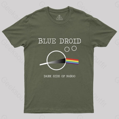 Blue Droid - Dark Side Of Naboo T-Shirt Army Green / S