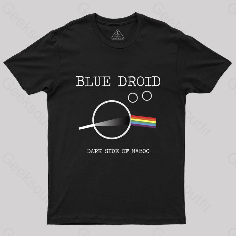 Blue Droid - Dark Side Of Naboo T-Shirt Black / S