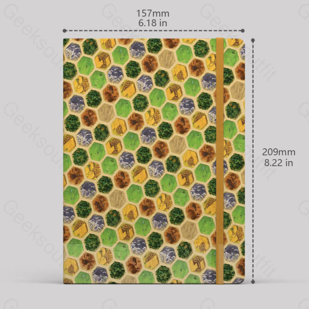 Board Game Map Green Notebook Lined