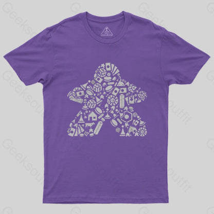 Board Gamer T-Shirt Purple / S