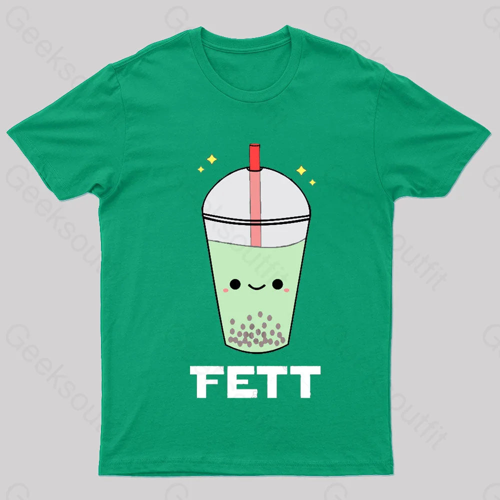 Boba Nerd T-Shirt Green / S