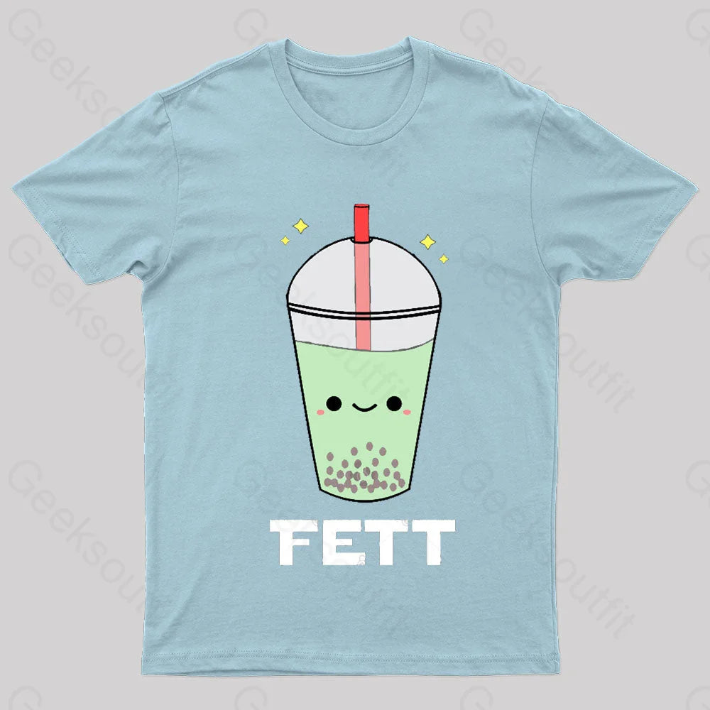 Boba Nerd T-Shirt Light Blue / S