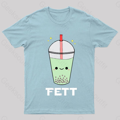 Boba Nerd T-Shirt Light Blue / S