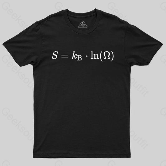 Boltzmann Entropy, statistical physics and thermodynamics T-shirt - Geeksoutfit