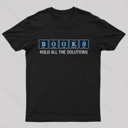 Book Chemistry Nerd T-Shirt Black / S