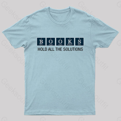 Book Chemistry Nerd T-Shirt Light Blue / S