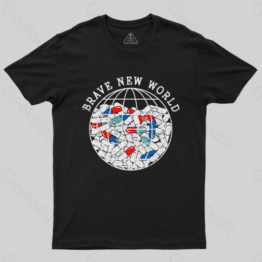 Brave New World T-Shirt Black / S Yc