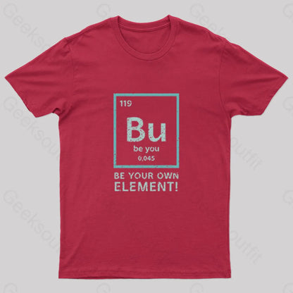 Bu - Be You Element Geek T-Shirt Red / S