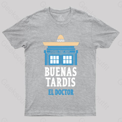 Buenas Tardis T-Shirt Grey / S