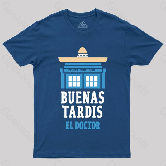 Buenas Tardis T-Shirt Navy / S