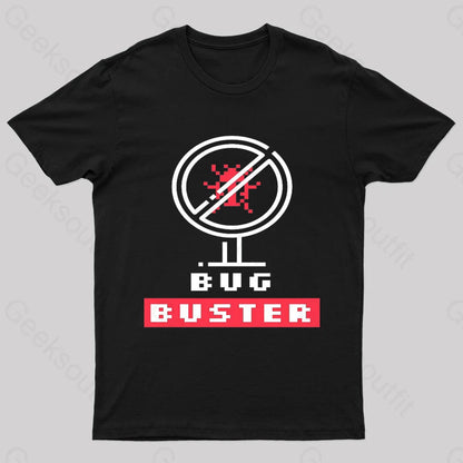 Bug Buster Geek T-Shirt Black / S