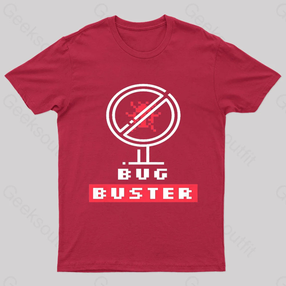 Bug Buster Geek T-Shirt Red / S