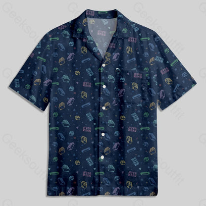 Building Blocks Button Up Pocket Shirt - Geeksoutfit