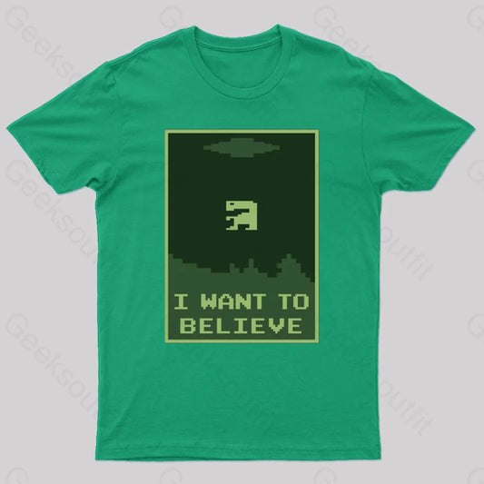 Buried Believer Nerd T-Shirt Green / S