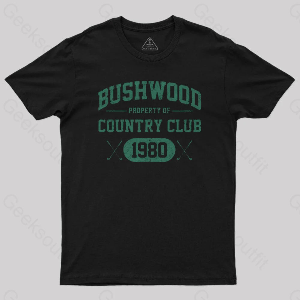 Bushwood Country Club 1980 Geek T-Shirt Black / S