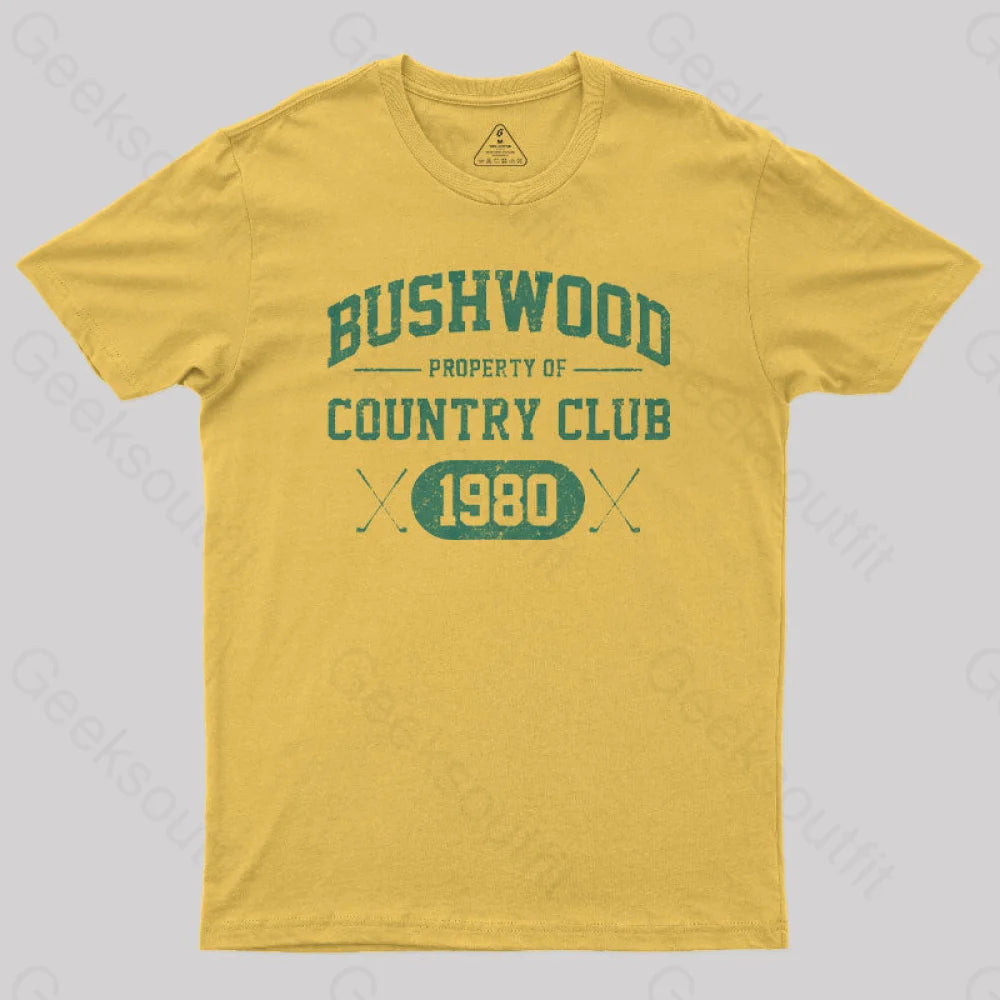 Bushwood Country Club 1980 Geek T-Shirt Yellow / S