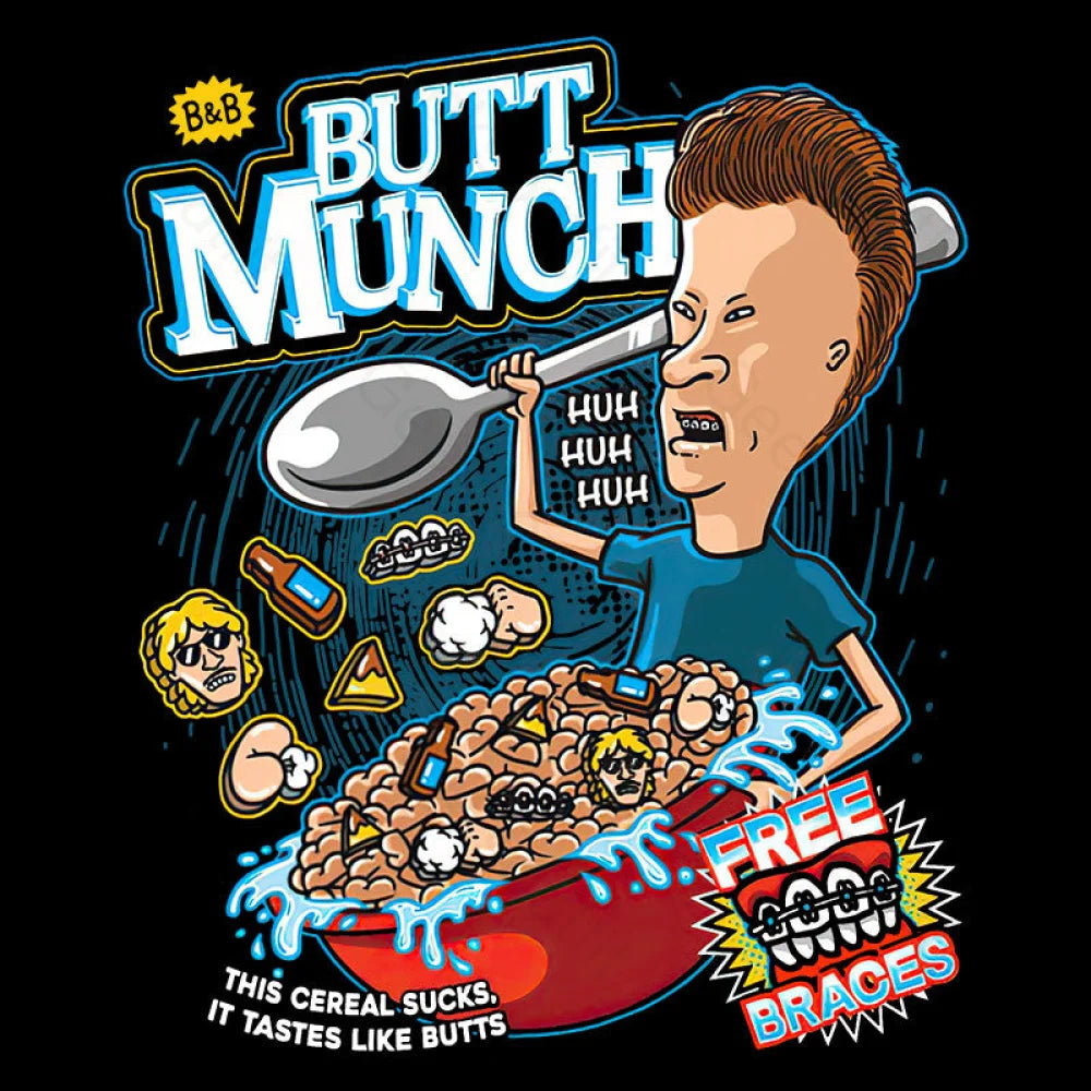 Butt Munch Cereal Nerd T-Shirt