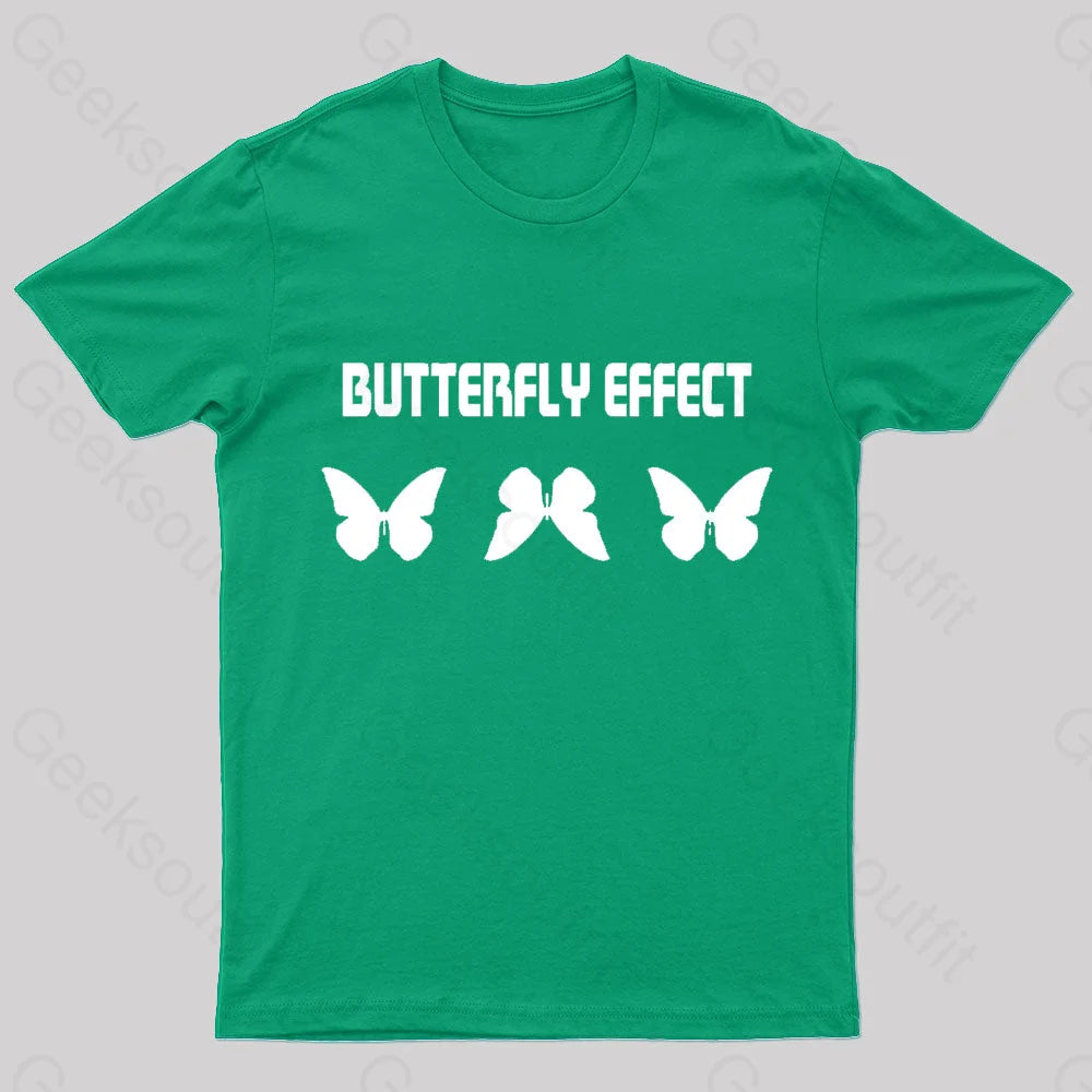 Butterfly Effect Geek T-Shirt Green / S